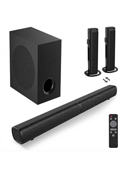 FlashHawk Sound Bar with Subwoofer, 110W Sound Bar for Smart TV with Adjustab...