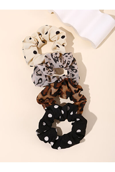 Take Two By Styli Set of 4 - Printed Hair Scrunchies