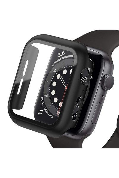 Choice Series 4654 SE 44MM Black 2 Tempered Glass+cover For Apple Watch Acces...
