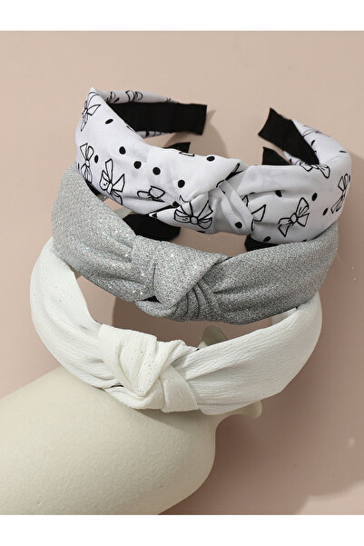 Take Two By Styli Set of 3 - Printed Knot Headband
