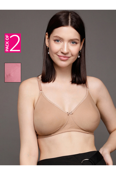 Clovia By Styli Pack of 2 - Multi-Color Non-Padded Regular Bra
