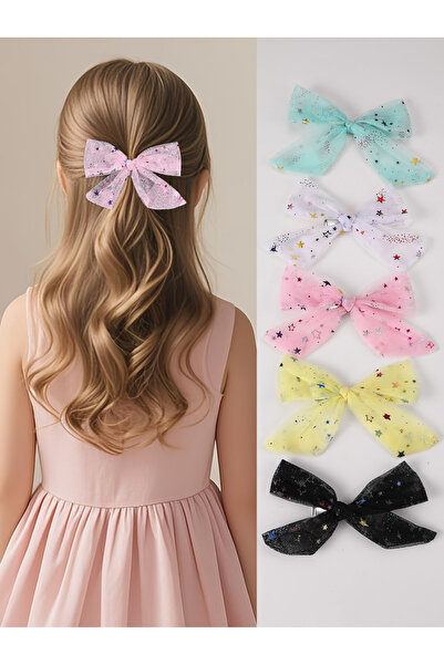 Take Two By Styli Set of 5 - Star Bow Clips
