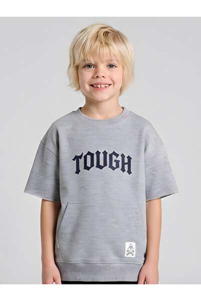 JUNIORLOOM By Styli Boys Kangaroo Pocket Oversized T-Shirt