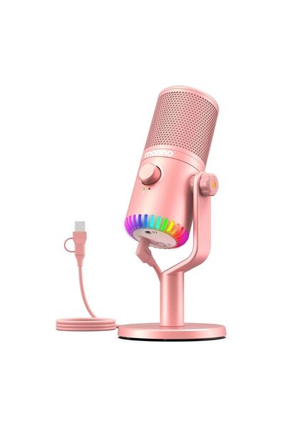 maonocaster USB Gaming Microphone RGB lighting, Noise Cancellation, Condenser...
