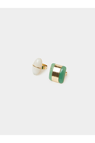 Styli Pack of 2 - Multi-Stone Gold-Tone Casual Rings