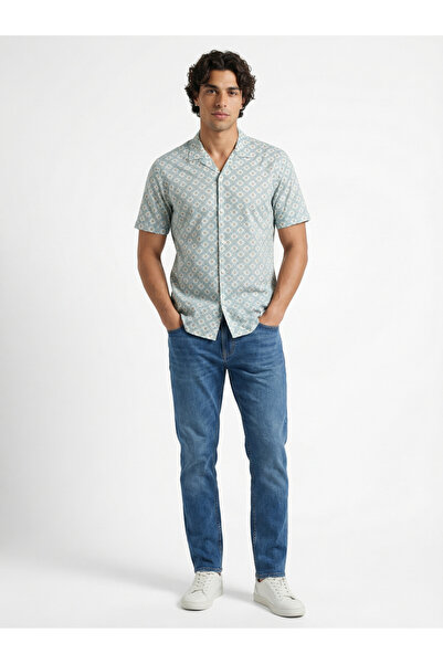 TURTLE By Styli Yellow Digital Print Shirt