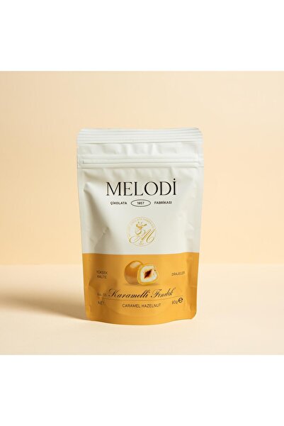 Melodi Çikolata Karamelli Fındık Draje 80g
