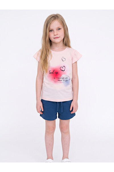 JUNIORLOOM By Styli Girls Regular Frill Sleeve Graphic T-Shirt