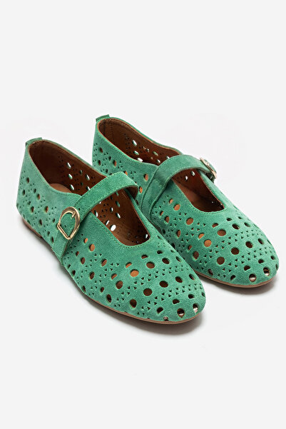 ERNİLA Zeta Genuine Leather Women's Flats