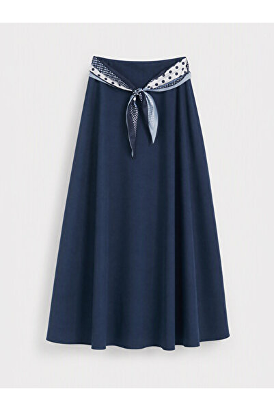 LC Waikiki Esvab • Modern & Distinctive Flared Skirt with Scarf Detail