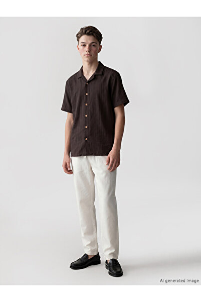 LC Waikiki Esvab • Modern & Distinctive Striped Boys' Shirt