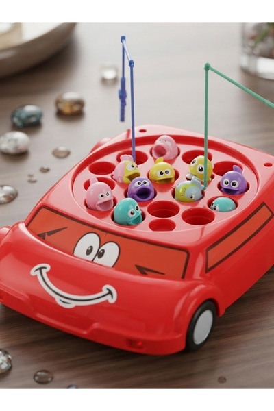 Generic Brand لعبة صيد السمك بتصميم السيارة Car-Shaped Fishing Game
