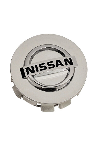 OEM Nissan χρωμιωμένο ασημί καπάκι κέντρου τροχού 70mm 1 τεμάχιο