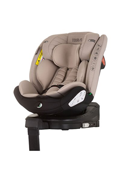 Evelise Scaun auto Chipolino Tourino I-Size 40-150 cm macadamia cu sistem Isofix