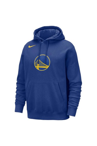 Nike Ανδρικό Φούτερ GSW MNK Club με Κουκούλα XL