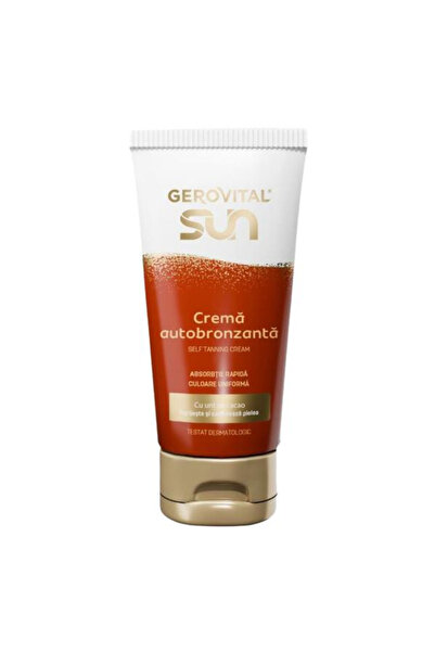 Gerovital Sun Crema Autobronzanta cu Unt de Cacao pentru Bronz Uniform - Self...