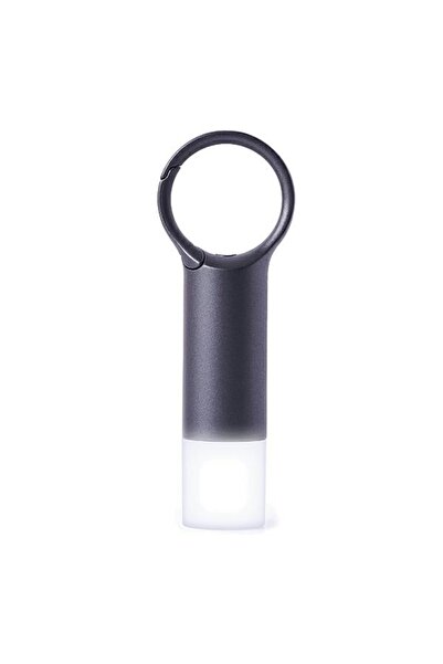 Lexon Lanterna LED breloc Nomaday Flash, 4 moduri, 12 ore, IPX4, USB-C, Gri