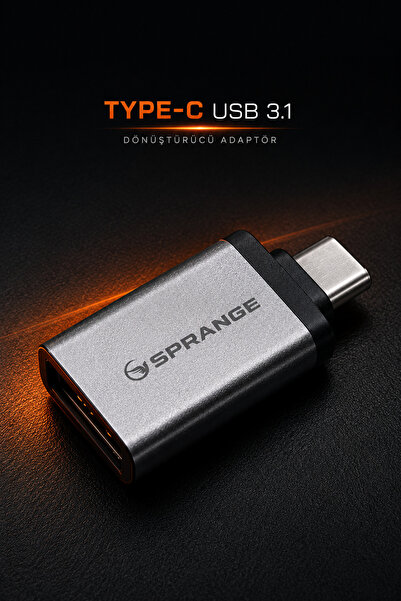 SPRANGE Type C USB 3.1 Dönüştürücü Adaptör USB to Type C Çevirici Telefon ve ...