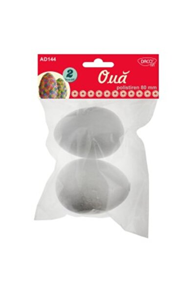MC Micostore Accesorii craft - ad144 oua polistiren 8cm set 2 daco