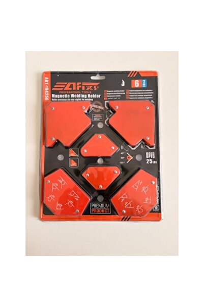 AFIXS Set 6 magnetic welding squares Afixs, 25 lbs, angles 30°/45°/60°/75°/90...