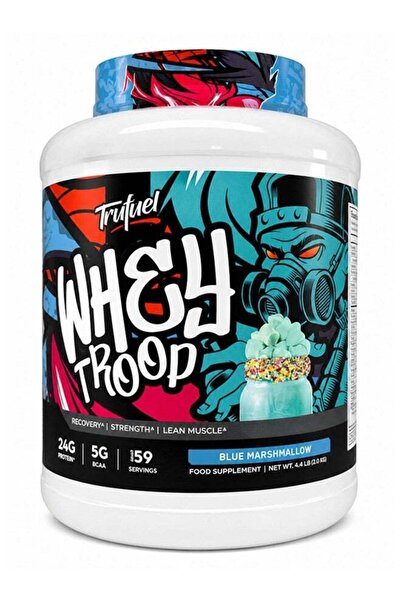 Trufuel Whey Troop Protein - 4Lb, Blue Marshmallow Flavour