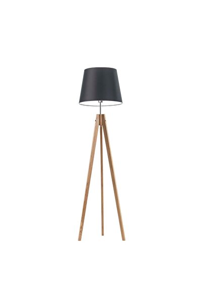 OEM Lampadar ARUBA cu bază din lemn Stejar/ Negru