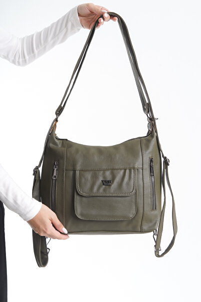 Solo Bag Women's Daily Soft Leather Backpack, Shoulder Bag, and Crossbody Bag