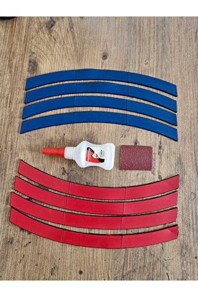 ASTUNİNG 3D Stripe Emblem Sticker Tire Lettering 8Pcs