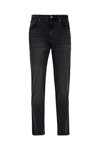 Kiğılı Pantaloni din denim cu croială standard și 5 buzunare