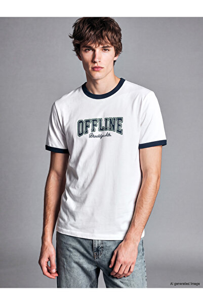 LC Waikiki Crew Neck Brooklyn Printed Men's T-Shirt