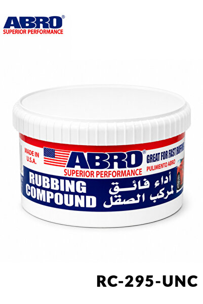 Abro RC-295-UNC Rubbing Compound 295ml for Car Paint Polishing, Scratch & Oxi...