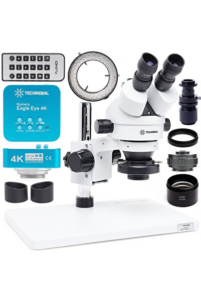 TECHREBAL 10HT Plus 1 7-45x microscop stereoscopic + cameră Eagle Eye