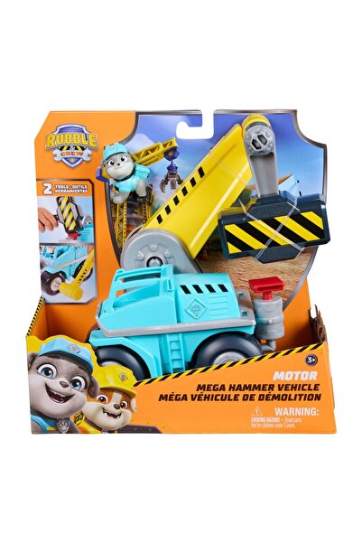 Spinmaster PATRULA CATELUSILOR RUBBLE SI ECHIPA VEHICUL MEGA HAMMER