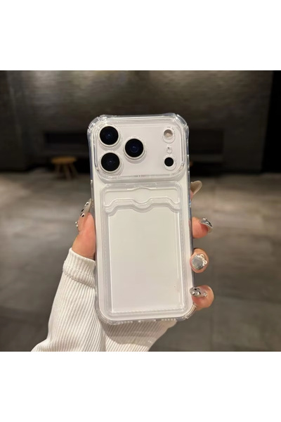 Choice10 iPhone17 Pro Max Clear Card Holder Phone Case For iPhone 17 18 Pro M...