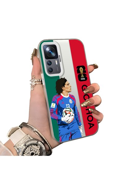 ucuc Xiaomi Mi 12T/12T Pro Compatible Hard Acrylic Back Silicone Edge Lens Pr...