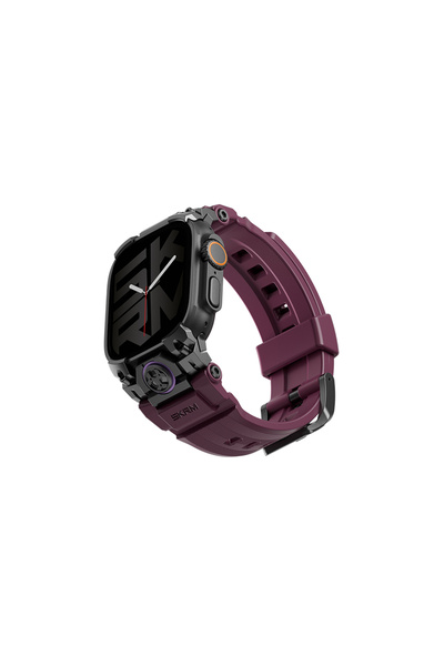 Skinarma Watch Ultra 49mm Uyumlu Talon Serisi Suya Dayanıklı Silikon Kordon B...