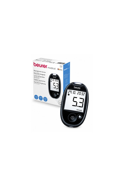 Beurer Blood Glucose Test Strips Pack of 50 (2 x 25 Tubes) for Use with GL 44...