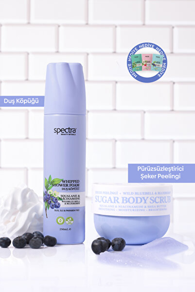 Spectra Care Blueberry&Wild Bluebell 2'li Bakım Seti - Duş Köpüğü & Şeker Pee...