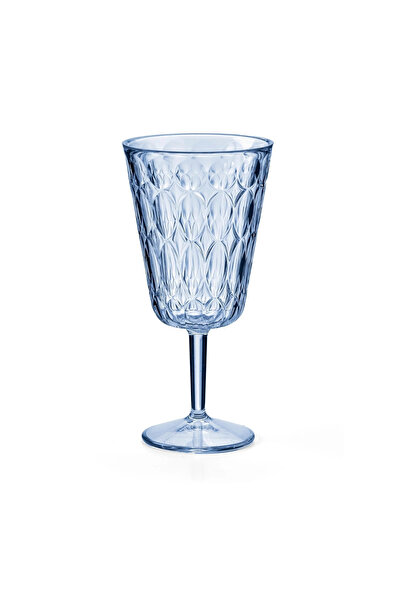 GUZZİNİ Ayaklı Kadeh 330 ml Mavi