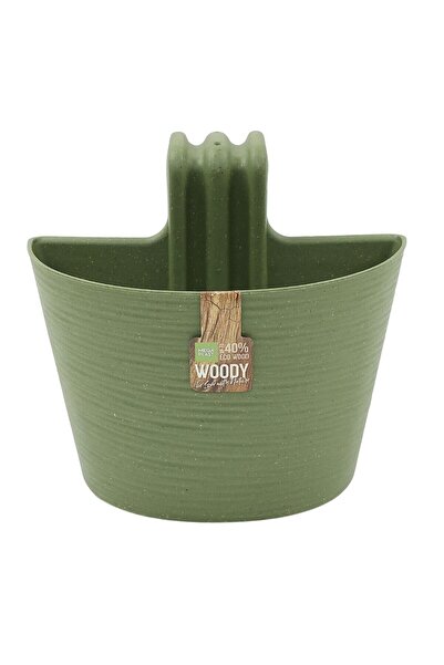 OEM Jardiniera din plastic Donna Woody, finisaj ratan sintetic, interior / ex...