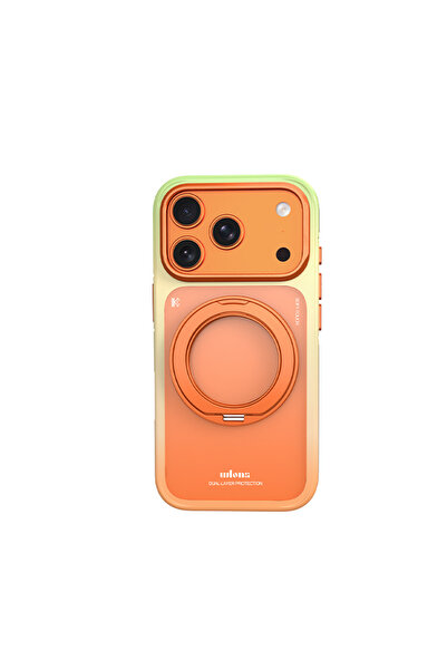 Wlons iPhone 17 Pro Max Uyumlu Kılıf M-safe Şarj Özellikli Sert PC Arvox Stan...