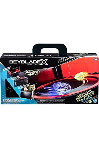 BEYBLADE لعبة X Clash and Carry B-Stadium Battle من هاسبرو