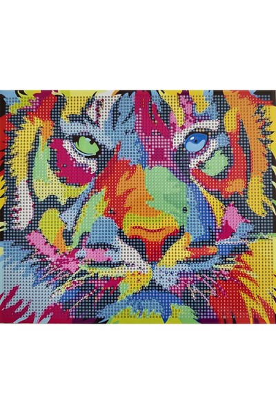 mentaş grup Beaded Tapestry Stone Board Diamond Painting Mosaic Picture Set S...