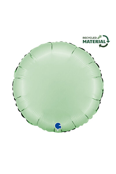 Generic Brand 18" Μπαλόνι σατέν Μέντα στρογγυλό