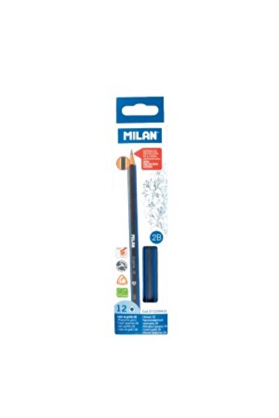 Milan Creion grafit triunghiular 2b 071230412 12 buc