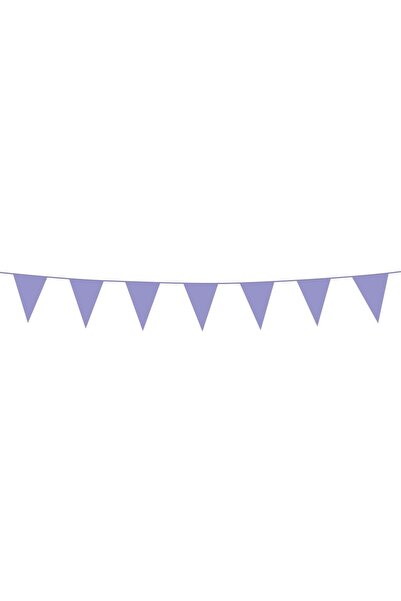 Generic Brand Λιλά Τριγωνικά Σημαιάκια (3m)