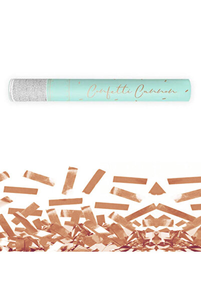 Generic Brand Κανονάκι με rosegold κομφετί 40cm