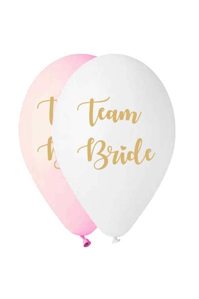 Generic Brand 12" Μπαλόνι τυπωμένο μπάτσελορ Team Bride (25 τεμ)
