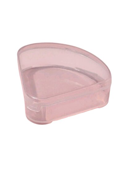 OEM Cutie suport pentru beauty blender, din plastic roz, transparent, 8 cm