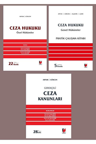 Adalet Yayınevi Gerekçeli Ceza Kanunları+Ceza Hukuku Özel Hükümler+Ceza Hukuk...